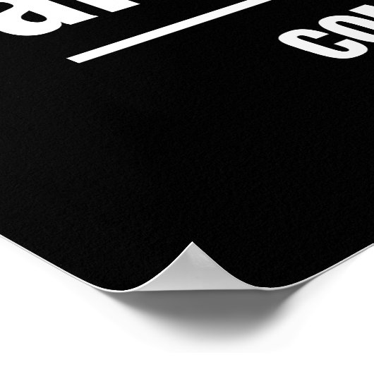 Commas Rett Lives Poster (Ecke)