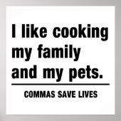 Commas Rett Lives Poster (Vorne)