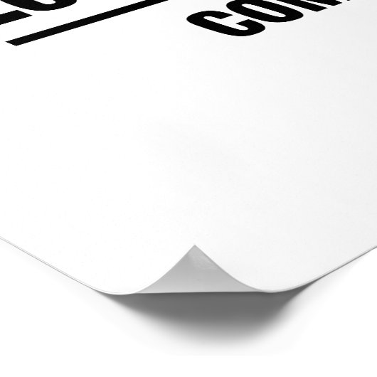 Commas Rettete Grandmas Poster (Ecke)