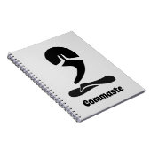 Commaste Spiral Foto Notebook Notizblock (Rechte Seite)