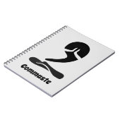 Commaste Spiral Foto Notebook Notizblock (Linke Seite)