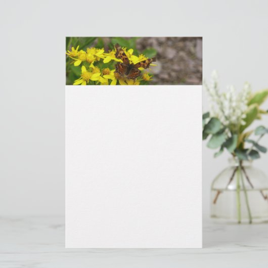 Comme Butterfly im Glacier-Nationalpark Briefpapier (Stehend Vorderseite)