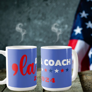 Comme La & Coach Stars Blue Kaffeetasse