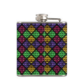 Commedia dell'Arte Harlequin Jewel Box Flachmann (Rückseite)