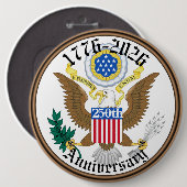 Commemorate 250 Years of USA Freedom  Button (Vorne & Hinten)