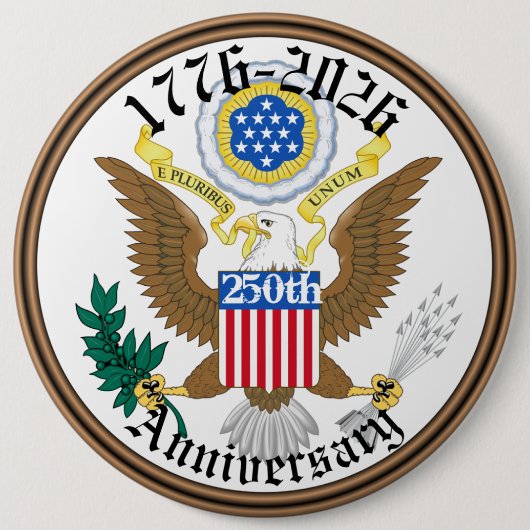Commemorate 250 Years of USA Freedom  Button (Vorderseite)