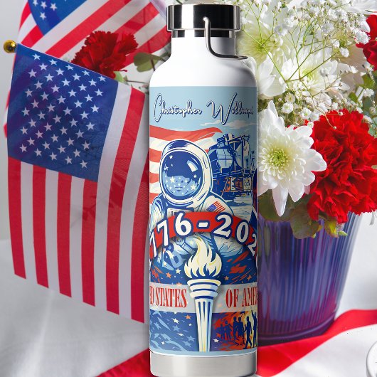 Commemorative 1776-2026 USA Personalized Trinkflasche