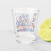 Commemorative 1776-2026 USA Semiquincentennial  Schnapsglas (Rückseite)