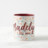 Commemorative floral mug tasse (Zentrum)