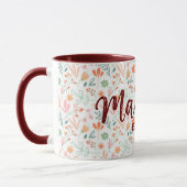 Commemorative floral mug tasse (Links)