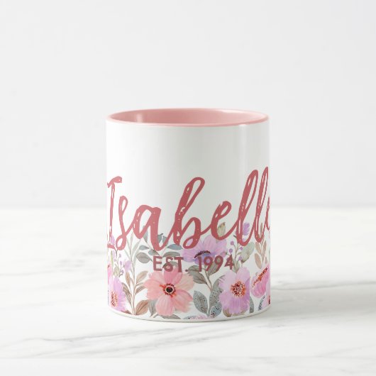 Commemorative floral mug tasse (Zentrum)