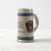 Commemorative Name Date Keepsake Stein Mug Bierglas (VorderseiteRechts)