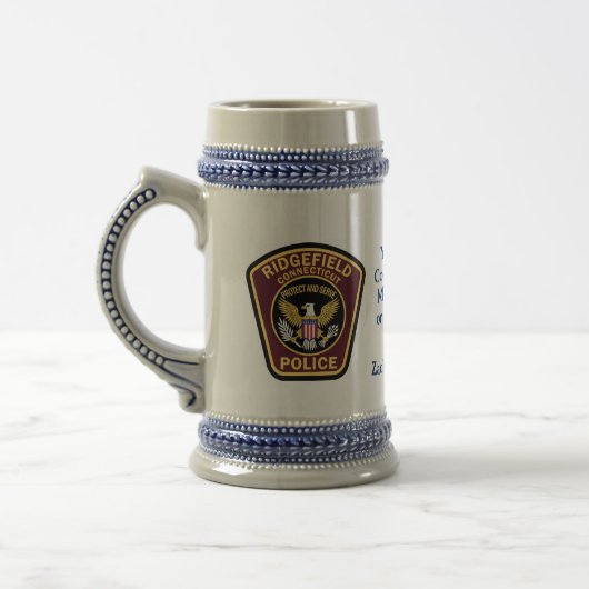 Commemorative Name Date Keepsake Stein Mug Bierglas (Links)