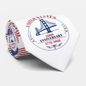Commemorative USA 250th Anniversary  Neck Tie Krawatte (Gerollt)