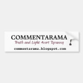 Commentarama Autoaufkleber (Vorne)
