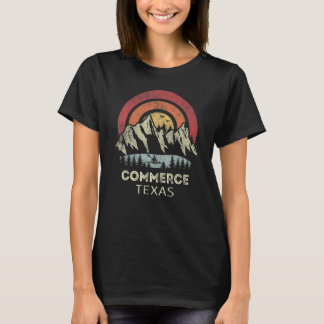 Commerce Texas Mountain Sunset Sunrise Kayaking T-Shirt