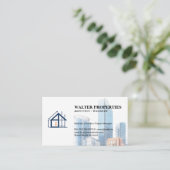 Commercial Buildings | Construction | Architecture Visitenkarte (Stehend Vorderseite)