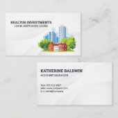 Commercial Buildings | Residential | Properties Visitenkarte (Vorne/Hinten)