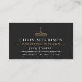 Commercial Cleaning Visitenkarte (Vorderseite)
