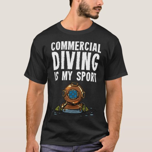 Commercial Diver Diving T-Shirt (Vorderseite)