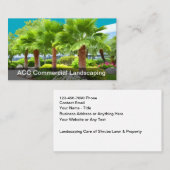 Commercial Office Landscaping Business Cards Visitenkarte (Vorne/Hinten)