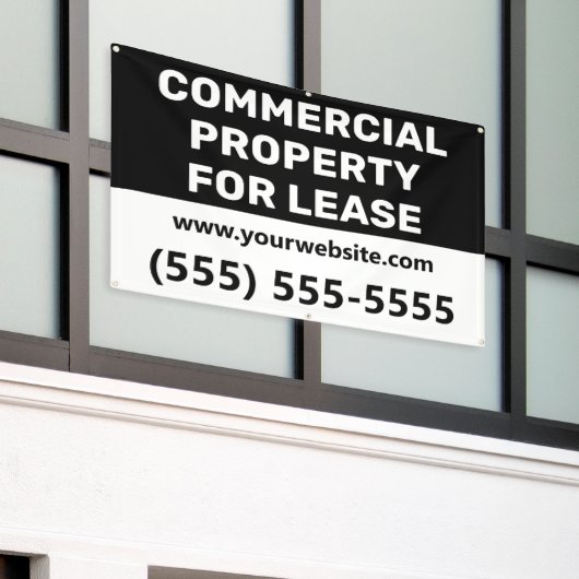 Commercial Property for Lease Banner (Äußeres Gebäude)