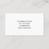 Commercial Real Estate Logo | Property Management Visitenkarte (Rückseite)