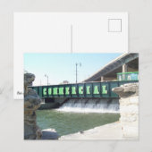 Commercial Slip Falls Postkarte (Vorne/Hinten)