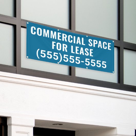 Commercial Space for Lease Banner (Äußeres Gebäude)