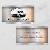 Commercial Truck Driver | Transport Visitenkarte (Vorne/Hinten)