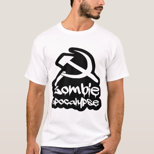 Commie Kommunistische Zombie-Apokalypse # T-Shirt (Vorderseite)