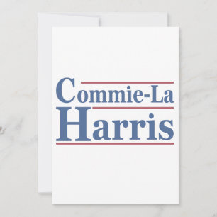 Commie-La Harris 2024 Funny Anti Kamala Harris Feiertagskarte