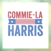 Commie-La Harris 2024 Funny Anti Kamala Harris Fensteraufkleber (Blatt 3)