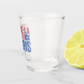 Commie-La Harris 2024 Funny Anti Kamala Harris Schnapsglas (Rechts)