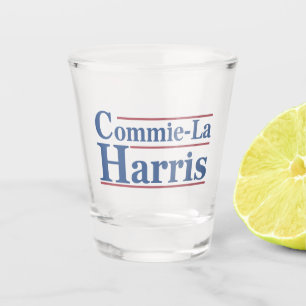Commie-La Harris 2024 Funny Anti Kamala Harris Schnapsglas