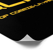 Commie-la Harris Stopp Commie-la Harris Kamala Poster (Ecke)