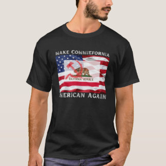 Commiefornia American wieder stoppen Kommunismus T-Shirt
