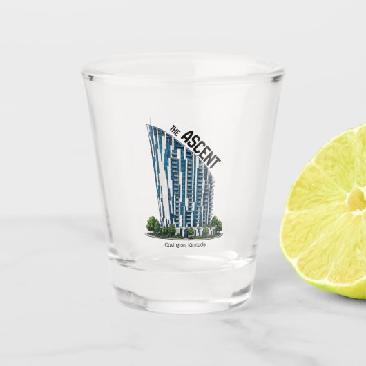 Commit To Be Fit ASCENT Schnapsglas (Vorderseite)