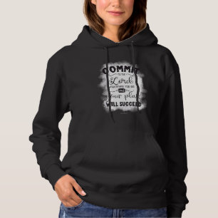 Commit to Lord Christlich Bible Verse Religious Ch Hoodie