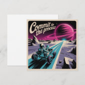 Commit To The Process Feiertagskarte (Vorne/Hinten)