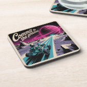 Commit To The Process Getränkeuntersetzer (Linke Seite)