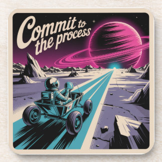 Commit To The Process Getränkeuntersetzer