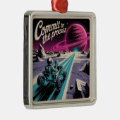 Commit To The Process Ornament Aus Metall (Rechts)