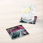 Commit To The Process Rechteckiger Pappuntersetzer (Vor Ort)