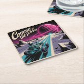 Commit To The Process Rechteckiger Pappuntersetzer (angewinkelt)