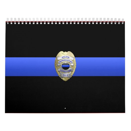 Commo 911 Dispatch Thin Blue Line-Kalender Kalender (Titelbild)