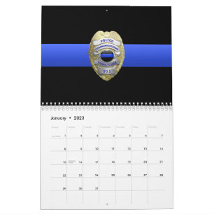 Commo 911 Dispatch Thin Blue Line-Kalender Kalender