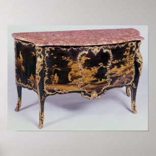 Commode, Franzosen, Mitte des 18. Jahrhunderts Poster