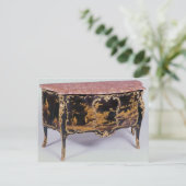 Commode, Französisch, Mitte des 18. Jahrhunderts Postkarte (Stehend Vorderseite)