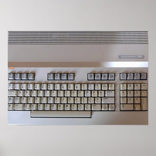 Commodore 128 Wall Poster (45 cm x 30 cm) (Vorne)